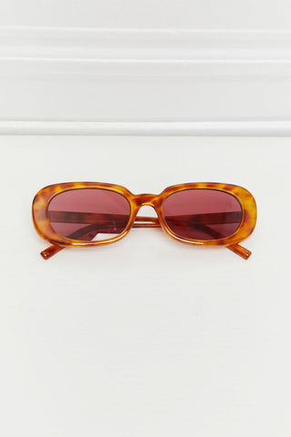 Oval Full Rim Sunglasses